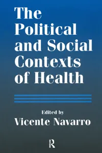 The Political and Social Contexts of Health_cover