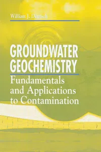 Groundwater Geochemistry_cover