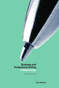 Business and Professional Writing: A Basic Guide - Second Edition_cover