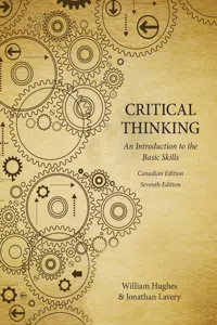 Critical Thinking: An Introduction to the Basic Skills - Canadian Seventh Edition_cover
