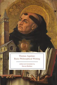 Thomas Aquinas: Basic Philosophical Writing_cover