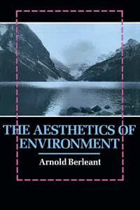 The Aesthetics of Environment_cover