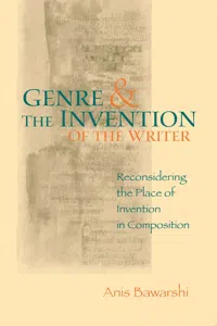 Genre And The Invention Of The Writer_cover