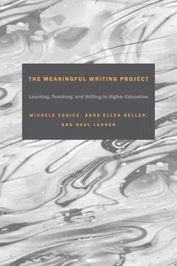 The Meaningful Writing Project_cover