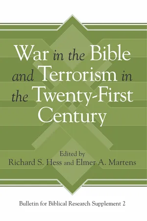 War in the Bible and Terrorism in the Twenty-First Century