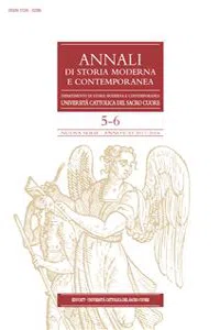 Annali di Storia Moderna e Contemporanea 2017-2018/5_cover