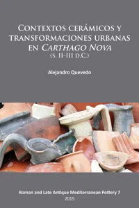 Contextos cerámicos y transformaciones urbanas en Carthago Nova_cover