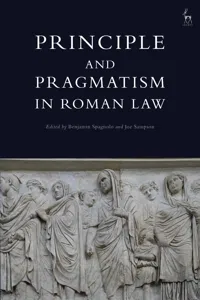 Principle and Pragmatism in Roman Law_cover