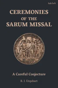 Ceremonies of the Sarum Missal_cover