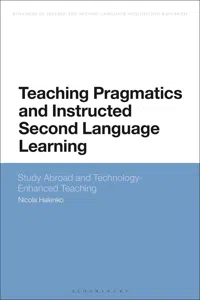 Teaching Pragmatics and Instructed Second Language Learning_cover