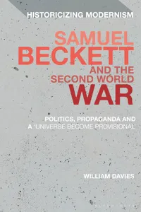 Samuel Beckett and the Second World War_cover
