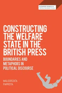 Constructing the Welfare State in the British Press_cover