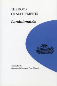 The Book of Settlements_cover