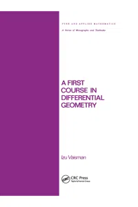 A First Course in Differential Geometry_cover