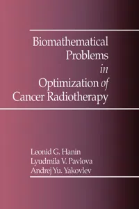 Biomathematical Problems in Optimization of Cancer Radiotherapy_cover