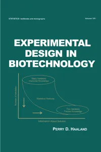 Experimental Design in Biotechnology_cover