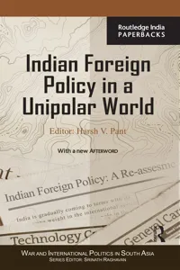 Indian Foreign Policy in a Unipolar World_cover