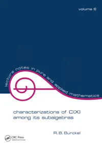 Characterization of  among its Subalgebras_cover