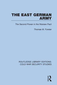 The East German Army_cover