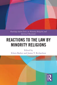Reactions to the Law by Minority Religions_cover