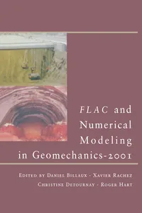 FLAC and Numerical Modeling in Geomechanics - 2001_cover