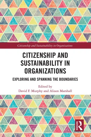 Citizenship and Sustainability in Organizations