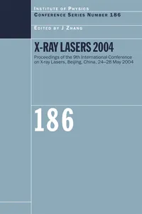 X-Ray Lasers 2004_cover