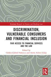Discrimination, Vulnerable Consumers and Financial Inclusion_cover