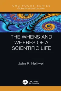 The Whens and Wheres of a Scientific Life_cover