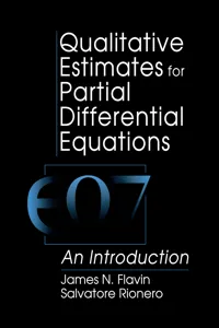 Qualitative Estimates For Partial Differential Equations_cover