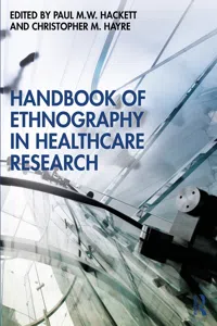 Handbook of Ethnography in Healthcare Research_cover