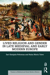 Lived Religion and Gender in Late Medieval and Early Modern Europe_cover