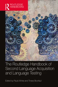 The Routledge Handbook of Second Language Acquisition and Language Testing_cover