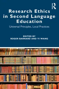 Research Ethics in Second Language Education_cover