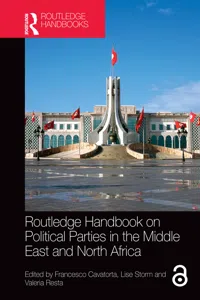 Routledge Handbook on Political Parties in the Middle East and North Africa_cover