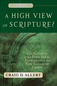A High View of Scripture_cover