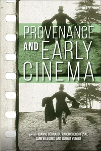 Provenance and Early Cinema_cover