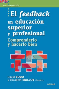 El feedback en Educación superior y profesional_cover