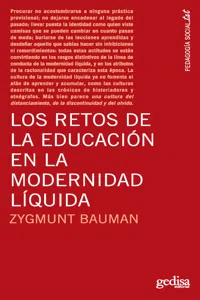 Los retos de la educación en la modernidad líquida_cover