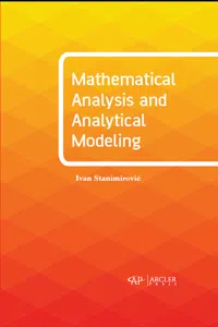 Mathematical Analysis and Analytical Modeling_cover