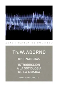 Disonancias / Introducción a la sociología de la música_cover