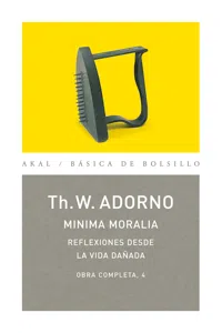 Minima moralia: reflexiones desde la vida dañada_cover