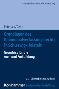 Grundlagen des Kommunalverfassungsrechts in Schleswig-Holstein_cover