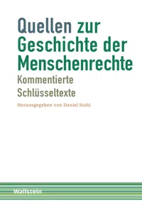 Quellen zur Geschichte der Menschenrechte_cover