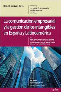 Informe Anual 2015. La Marca España desde la Teoría de la Reputación. La Comunicación Empresarial y La Gestión de los Intangibles en España y Latinoamérica_cover