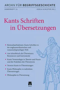 Kants Schriften in Übersetzungen_cover