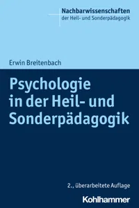 Psychologie in der Heil- und Sonderpädagogik_cover