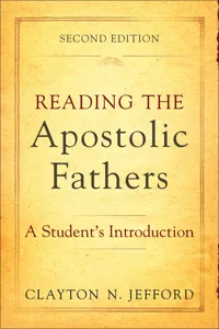 Reading the Apostolic Fathers_cover