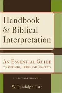 Handbook for Biblical Interpretation_cover
