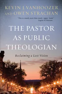 The Pastor as Public Theologian_cover